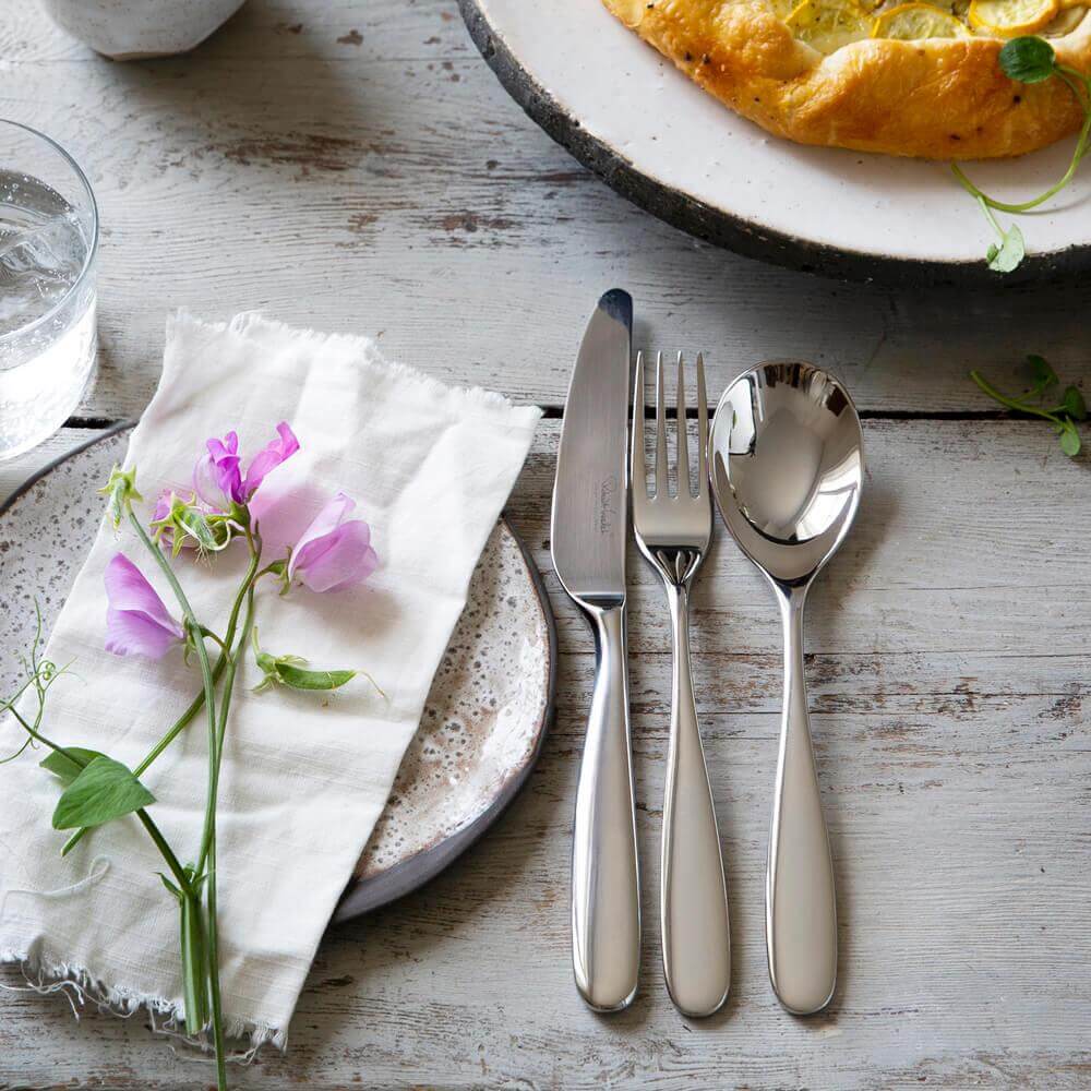 Robert Welch Stanton Bright Stainless Steel 56 Piece Cutlery Set